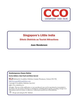 cover image of Singapore's Little India